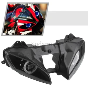 Front Headlight Devil Angel Eye HID Projector Halogen Lamp Fit For Yamaha YZF R6 - Picture 1 of 19