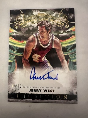 2024-25 Topps Inception Baloncesto Jerry West Memory Lane Marks Automático 10/10 Foto 1 de 3