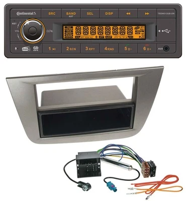 Continental Bluetooth MP3 USB DAB Autoradio für Seat Altea Toledo ab 05 Anthrazi - Bild 1 von 4