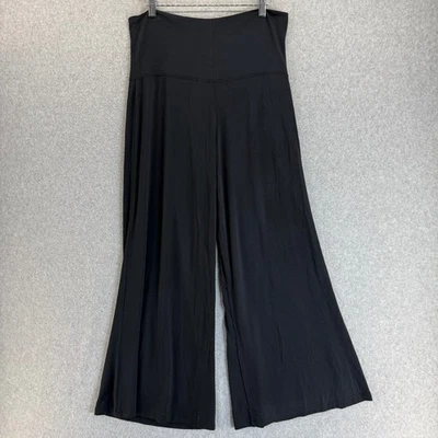 Dreamsacks Bamboo Dreams Womens Wide Leg Palazzo Lounge Pants Black Size Medium - Image 1 of 4