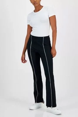 Calça de malha BAR III com zíper duplo ponta preta profunda ponte - tamanho G - NOVA - Imagem 1 de 4