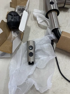 RUNFINE 非接触式下拉式厨房龙头拉丝镍运动传感器 — 第 1/4 张图片