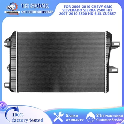 Radiator For 2006-2010 Chevrolet Silverado/GMC Sierra 2500 HD 3500 HD 6.6L V8 - Imagem 1 de 4
