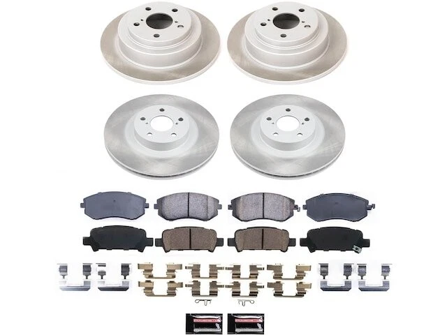 Kit de pastilhas de freio dianteiro e traseiro e rotor 19KHWQ53 para Subaru Forester 2003 - Imagem 1 de 1