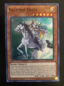 YUGIOH! VALKYRIE ERSTE SHVA-EN003 1st Edition NM - Picture 1 of 2