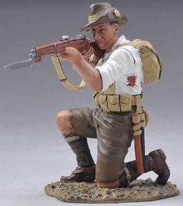THOMAS GUNN WW1 BRITISH GALLIPOLI GW056B AUSTRALIAN KNEELING RIFLEMAN - Picture 1 of 1