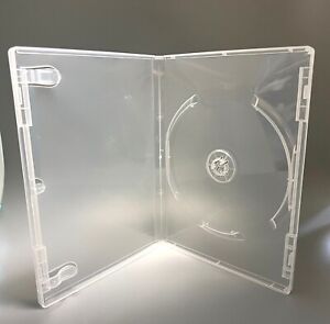 10 14MM NEW SINGLE SUPER CLEAR DVD CASES WITH SLEEVE, ITEM#PSD23