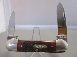 CASE XX USA-2 Blade-Canoe #62131-Pocket Knife-Never Sharpened Blade Tight-No Box - Picture 1 of 18