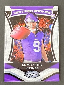 J.J. McCarthy 2024 Panini Certified Certified Rookies #6 - Picture 1 of 10