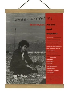 Bob Dylan "Under The Red Sky" Original Promo Ad, montiert mit Magnetrahmen! - Bild 1 von 3