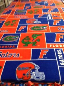 Fleece Knotted Tied Blanket - Florida Gators -Throw/Blanket  70" X 58"