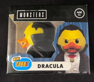 Mini Tubbz - Dracula - Universal Monsters - Rubber Duck - Approx 2" High - Image 1 of 4