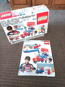 LEGO Basic: Basic Building Set, (720) Box and Instructions manual. NO BLOCKS .. - Picture 1 of 7