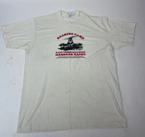 Vintage 80s Roaring Camp Felton Station Single Stitch XL Shirt USA Made - Picture 1 of 6