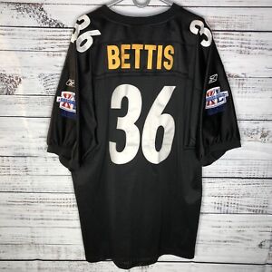 Vintage Reebok Jerome Bettis Pittsburgh Steelers Super Bowl NFL Jersey Size 60