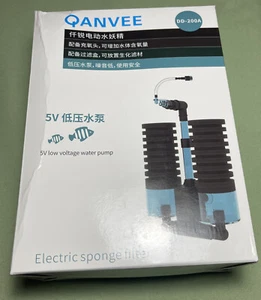 DD-200A QANVEE Bio Sponge Filter Shrimp Fish Plant Tank - Picture 1 of 3