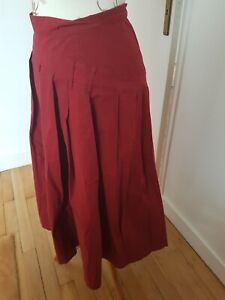 Lilith , Rare neuf maxi jupe  luxe taille 38/40 ,Rouge carmin