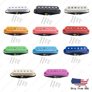 Vintage Single Coil Alnico V Magnet Guitar Neck Middle Bridge Pickup for Strat - Picture 1 of 72