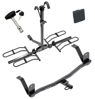 Прицепное устройство для буксировки прицепа для 17-22 болтов EV стиль платформы 2 велосипед стойка сцепное устройство замок крышка - Изображение 1 из 4