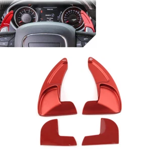 For Dodge Challenger Jeep Red Steering Wheel Shift Paddle Shifter Extension - Picture 1 of 8