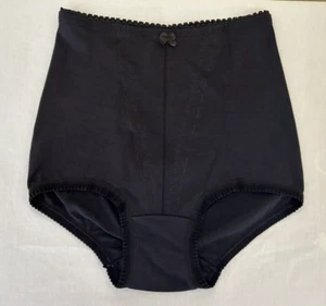 Women's Anne Norie Granny Panties Underwear Panty High Waist Brief Black Stretch - Picture 1 of 9