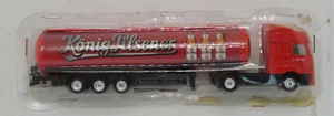 B GRELL Ho 1/87 Truck Tank Truck Tanker MB Axor König Pilsener Beer IN Box - Picture 1 of 3