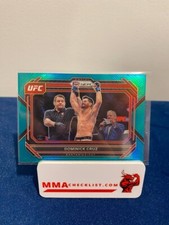2023 Panini Prizm UFC Dominick Cruz Teal Prizm 49/49 - BOOKEND
