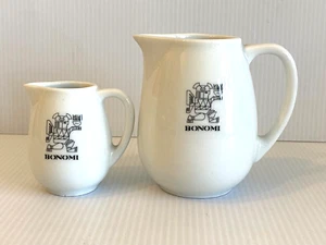 Richard Ginori BONOMI Set of Two Small Creamer/Pitchers ~ Italy - Picture 1 of 5