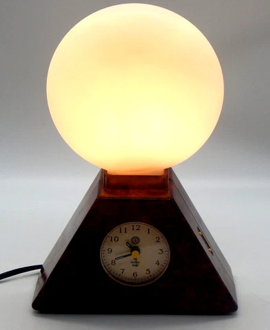 Vintage 1997 The Bio-Brite SunRise Brown Electric Alarm Clock Cover