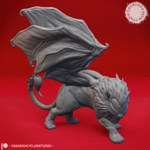 Manticore - 32/54mm Miniature for Tabletop RPGs (DnD, D&D, Pathfinder) - Picture 1 of 6