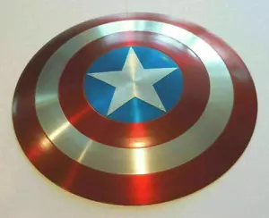 Captain America Shield Marvel Legends 75th Anniversary Avengers Alloy Metal 1:1 - Picture 1 of 10