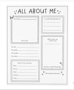 Pippi Post All About Me Poster Pack-30 - Picture 1 of 5