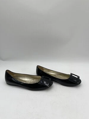 Bailarina plana Roger Vivier Gommettine negra charol punta redonda para mujer 35 Foto 1 de 4