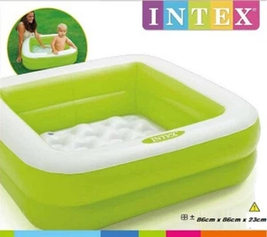 Intex Inflatable Pool Swimming Paddling Kids Play Center Summer Garden Fun Green - Picture 1 of 4