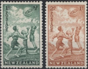Neuseeland 1940 Gesundheitsmarken - 2er Set, postfrisch MM - Bild 1 von 2