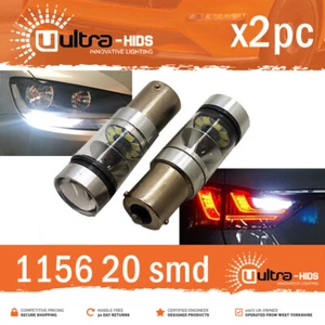 2x 1156 20 smd 3030 Bulbs DRL Reverse LED Super Bright White Lights Canbus 5000k - Picture 1 of 4
