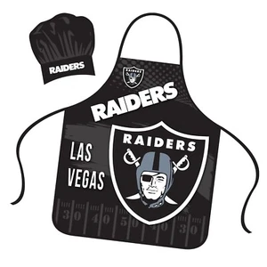 Juego de delantales y sombreros de chef de la NFL - Las Vegas Raiders - Imagen 1 de 1