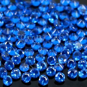 Natürlicher zertifizierter Tansania blauer Tansanit 1,50 mm rund geschliffene... - Bild 1 von 6