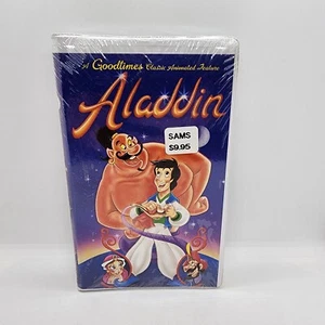VHS Sealed Aladdin GoodTimes Home Video 1992, 1993 Movie - Picture 1 of 23