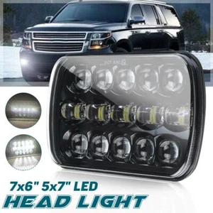 7x6'' 5x7'' For Toyota for Hilux for Jeep LED Projector Headlight DRL Hi/Lo Beam - Picture 1 of 12