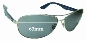SFx Ersatz-Sonnenbrillengläser passt Ray Ban RB3526 - 63 mm breit - Bild 1 von 31