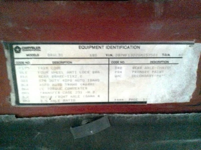 System Restraint Bag Module  Center Dash Fits 94-96 DODGE 1500 PICKUP 380844 - Image 1 of 4