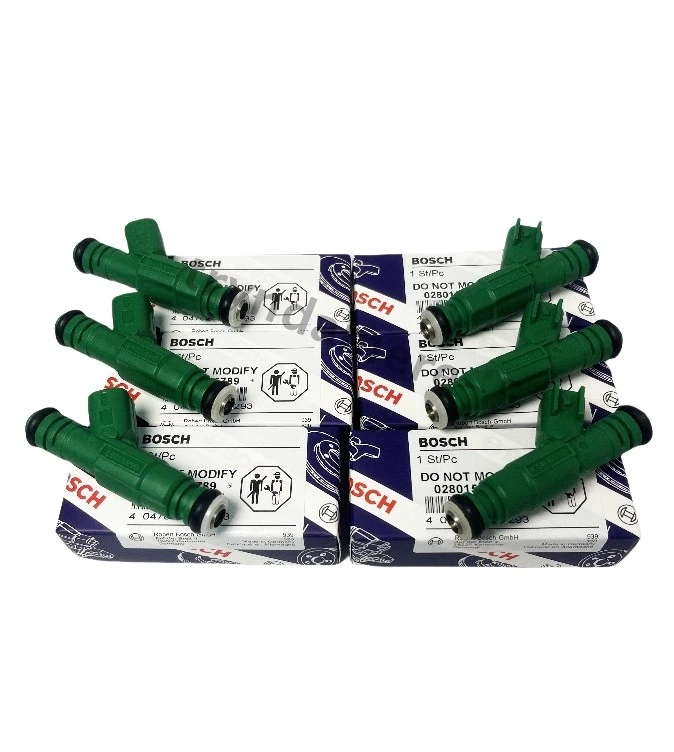 6X NEW Bosch Fuel Injector 0280155789 For 99-04 Ford Mustang Windstar V6 Foto 1 de 4