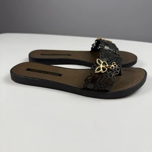 Ipanema x Gisele Bündchen tong sandals Black Gold Butterfly Sandals US 6 - Bild 1 von 9