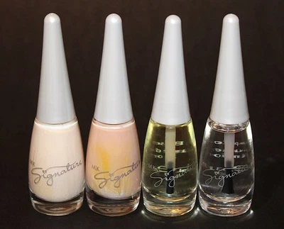 MARY KAY Nail Polish Set of 4 Base Coat, Top Coat, White Lace, Barely There NEW - Image 1 of 3
