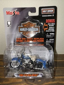 Maisto 1962 FLH Duo Glide Diecast 1:24 Scale Harley Davidson Series 2 - Picture 1 of 3