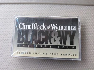 Clint Black & Wynonna: Black & Wy The 1993 Tour LTD Tour Sampler Cassette SEALED - Bild 1 von 6
