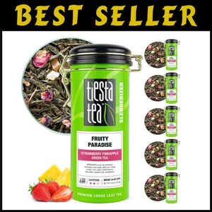 Fruity Paradise Grüner Tee, lose Blätter, 24oz Dose (6er Pack) - Bild 1 von 11