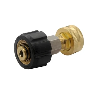 Fitvell M22 14mm Innengewinde x 3/4" GHT Innengewinde Messing Gartenschlauch Adapter für Press... - Bild 1 von 6