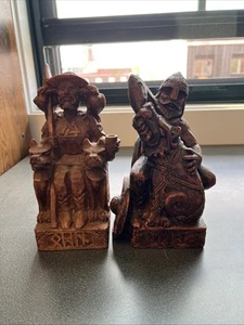 2x Tyr Statue - Norse Viking God Figure Dryad Design Asatru Rune Statue - Picture 1 of 24